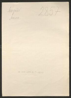 Magašić, Mavro, 22.9.1913. Policijski karton