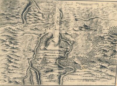 Karlovac - Karta utvrde s okolicom