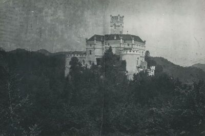 Trakošćan - dvorac, pogled s jugoistoka