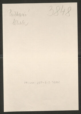 Puškarić, Nikola, 4.5.1910. Policijski karton