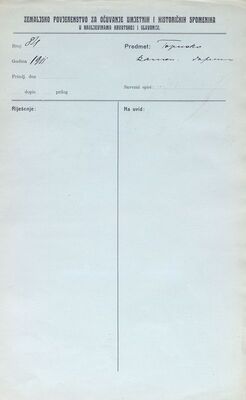 Topusko - premještanje rimskog žrtvenika u Arheološki odjel Narodnog muzeja u Zagrebu