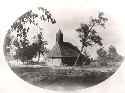 Novo Čiče - Slika drvene kapele