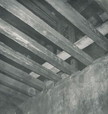 Ozalj - Stari grad, žitnica, detalj