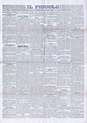 Il Piccolo, Trieste = Trst, 1910., Anno = Godište 29, Ottobre = Listopad 24, N. = br. 10510