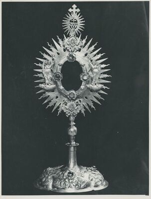 Ivanec - Župna crkva sv. Marije Magdalene, ranobarokna monstranca