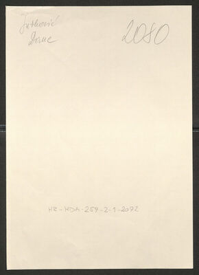 Jurković, Dane, 1892. Policijski karton