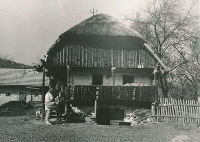 Griče (Ribnik) -Tradicijska kuća, zabatno pročelje