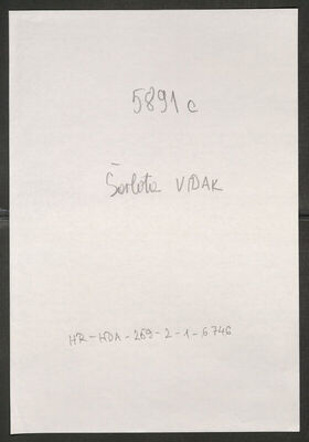 Vidak, Šarlota, 29 godina. Policijski karton