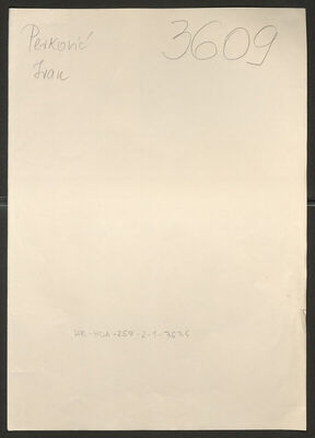 Perković, Ivan, 17.5.1908. Policijski karton