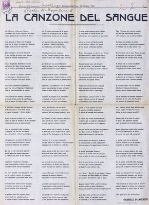 La canzone del sangue = Pjesma o krvi, Corriere della Sera