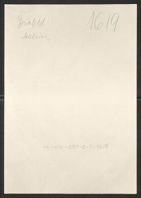 Grünfeld, Malvina, 1.12.1897. Policijski karton