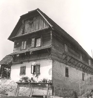 Suša - Tradicijska kuća, južno pročelje