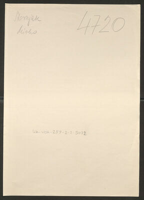 Stornjak, Mirko, 18.10.1913. Policijski karton