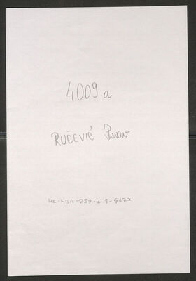 Ručević, Pavao, 1902. Policijski karton