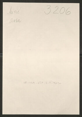 Mirić, Anka, 1897. Policijski karton