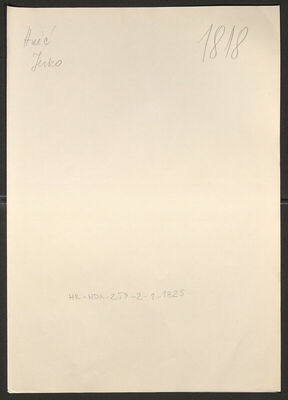 Huić, Jerko-Branko, 10.8.1923. Policijski karton