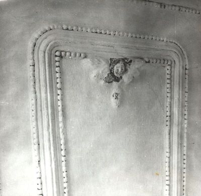 Slavetić - Dvorac Oršić, detalj stropa branič kule