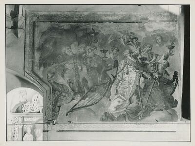 Lepoglava - Župna crkva, zidne slike na pjevalištu