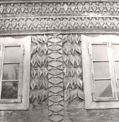 Ruča - Tradicijska kuća, detalj pročelja