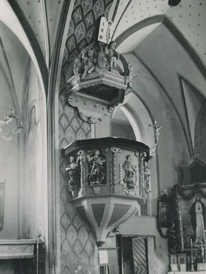 Tuhelj - Župna crkva Blažene Djevice Marije, unutrašnjost, detalj