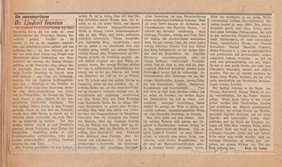 Dr. Ljudevit Ivančan - In memoriam