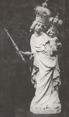 Marija Gorica - Crkva Pohođenja Blažene Djevice Marije, plastika Marije s Djetetom