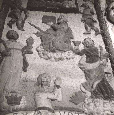 Komin - Crkva sv. Tri kralja, stucco dekoracija