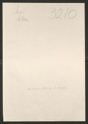 Mirić, Milan, 20.10.1891. Policijski karton