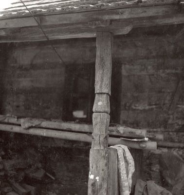 Lukinić Brdo - Tradicijska drvena prizemnica, detalj