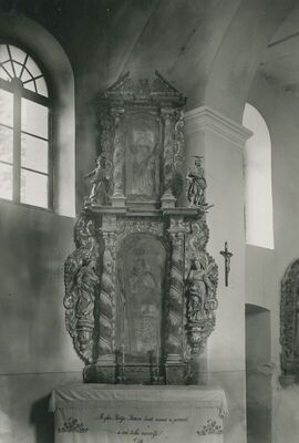 Laz Bistrički (Marija Bistrica) - Kapela sv. Andrije, unutrašnjost, detalj