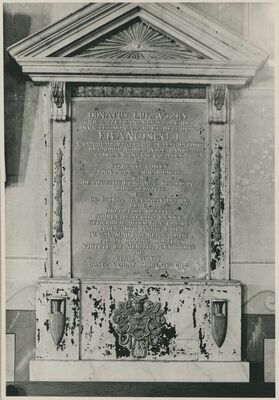 Vidovec - Crkva sv. Vida, grobna ploča Donata Lukavskog