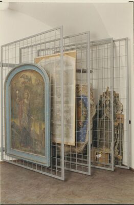 Ludbreg - Dvorac Batthyany, interijer u funkciji restauratorske radionice