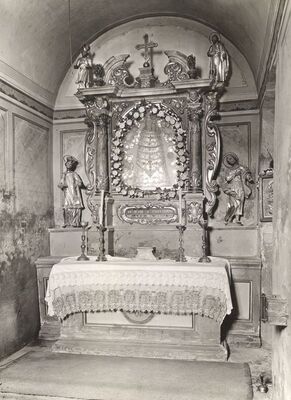 Samobor - Franjevačka crkva Uznesenja Blažene Djevice Marije, oltar Madone