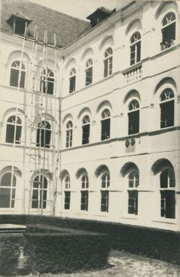 Klenovnik - dvor Drašković, unutrašnje dvorište