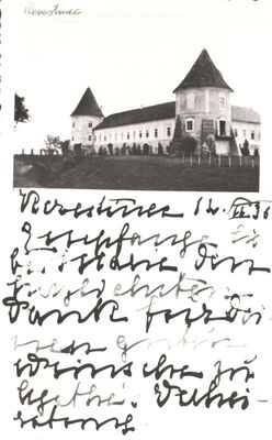 Kerestinec - Dvorac Kerestinec, ulazno pročelje