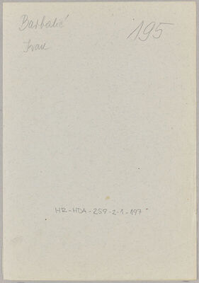 Barbalić, Ivan, 28.3.1910. Policijski karton