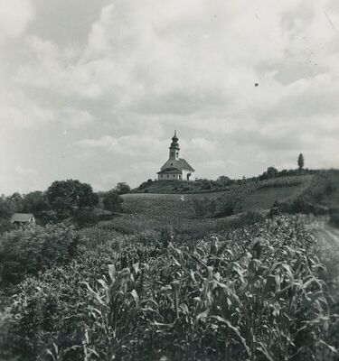 Jezero Klanječko (Veliko Trgovišće) - Kapela sv. Jurja, situacija u krajoliku