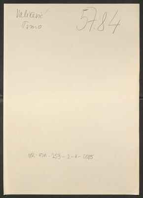 Valičević, Tomo, 3.4.1906. Policijski karton