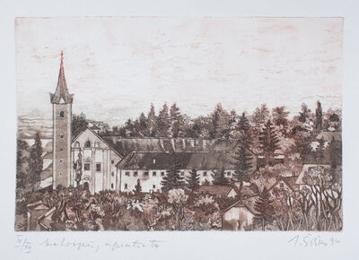 Franjevački samostan - iz grafičke mape Samobor u srcu