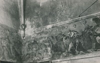 Lepoglava - Crkva Bogorodice, freske u pjevalištu