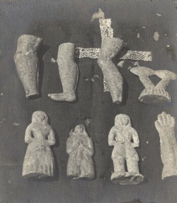 Buševec - Crkva sv. Ivana Krstitelja, votivne figure