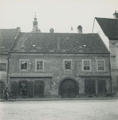 Varaždin - Tomislavov trg, kuća Jaccomini