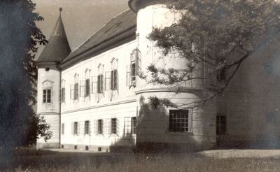 Lužnica - Dvorac Lužnica, bočno pročelje