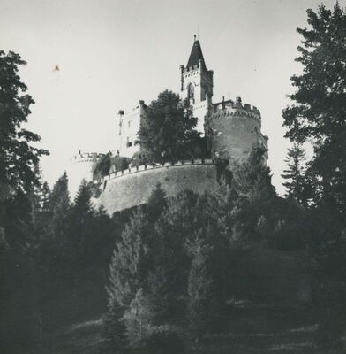 Trakošćan - pogled na dvor