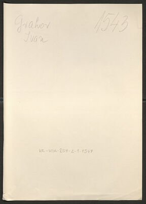 Grahor, Ivan, 20.11.1902. Policijski karton