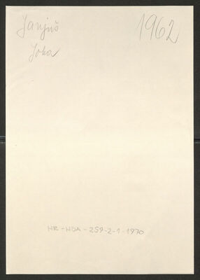 Janjuš, Joka, 1872. Policijski karton