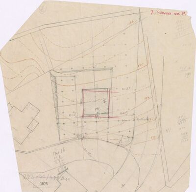 Vila Fröchlich, položajna skica