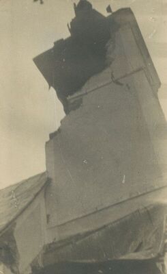 Zabok - Kapela sv. Antuna, detalj vanjštine, oštećenje