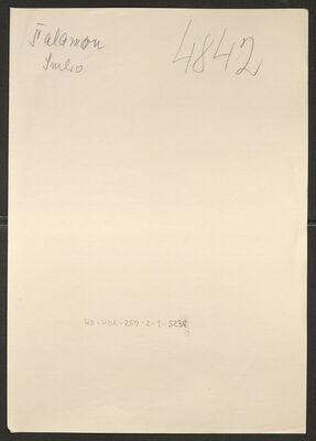 Šalamon, Imbro, 43 godine. Policijski karton