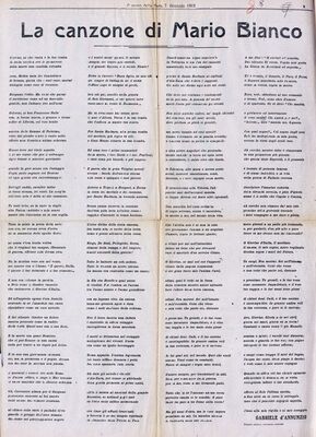 La canzone di Mario Bianco = Pjesma Mariju Biancu